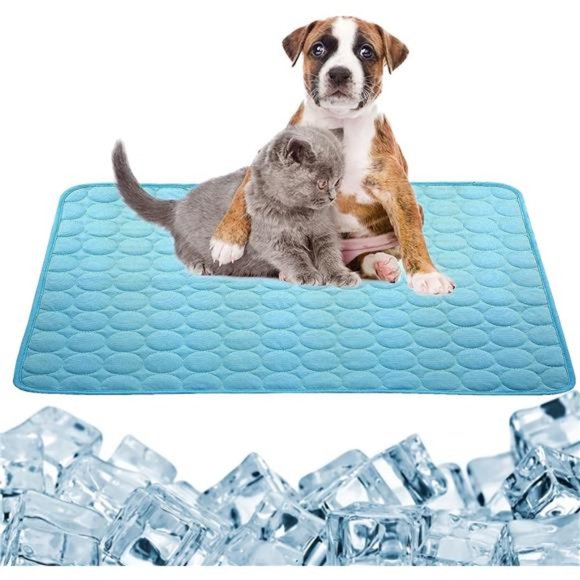 Dog Cooling Mat Large Cooling Pad Summer Pet Bed for Dogs Cats Kennel Pad - Picture 1 of 6